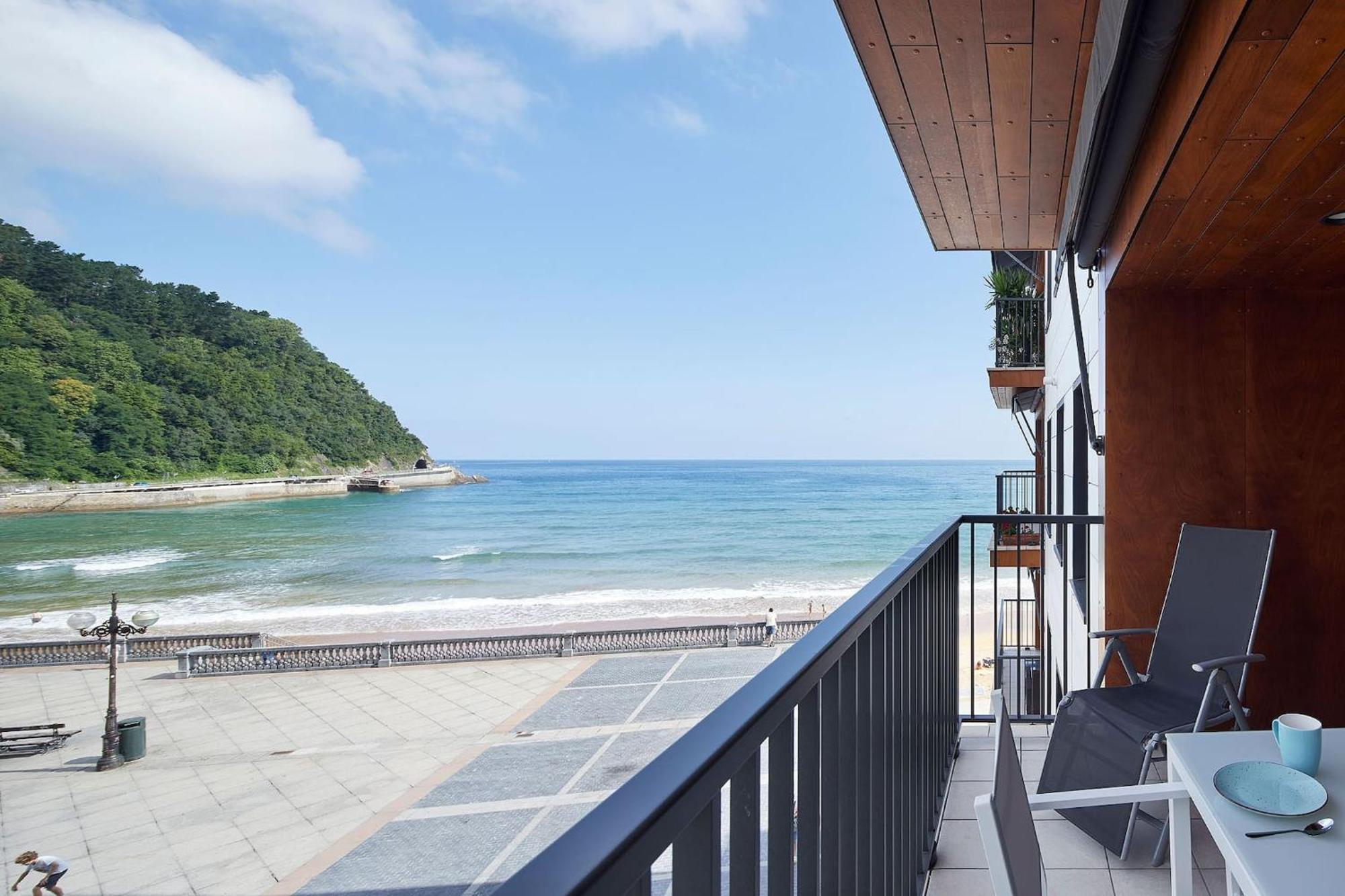 Earra - Narros Beach - Vistas Al Mar, 1 Min Centro Zarautz Bagian luar foto
