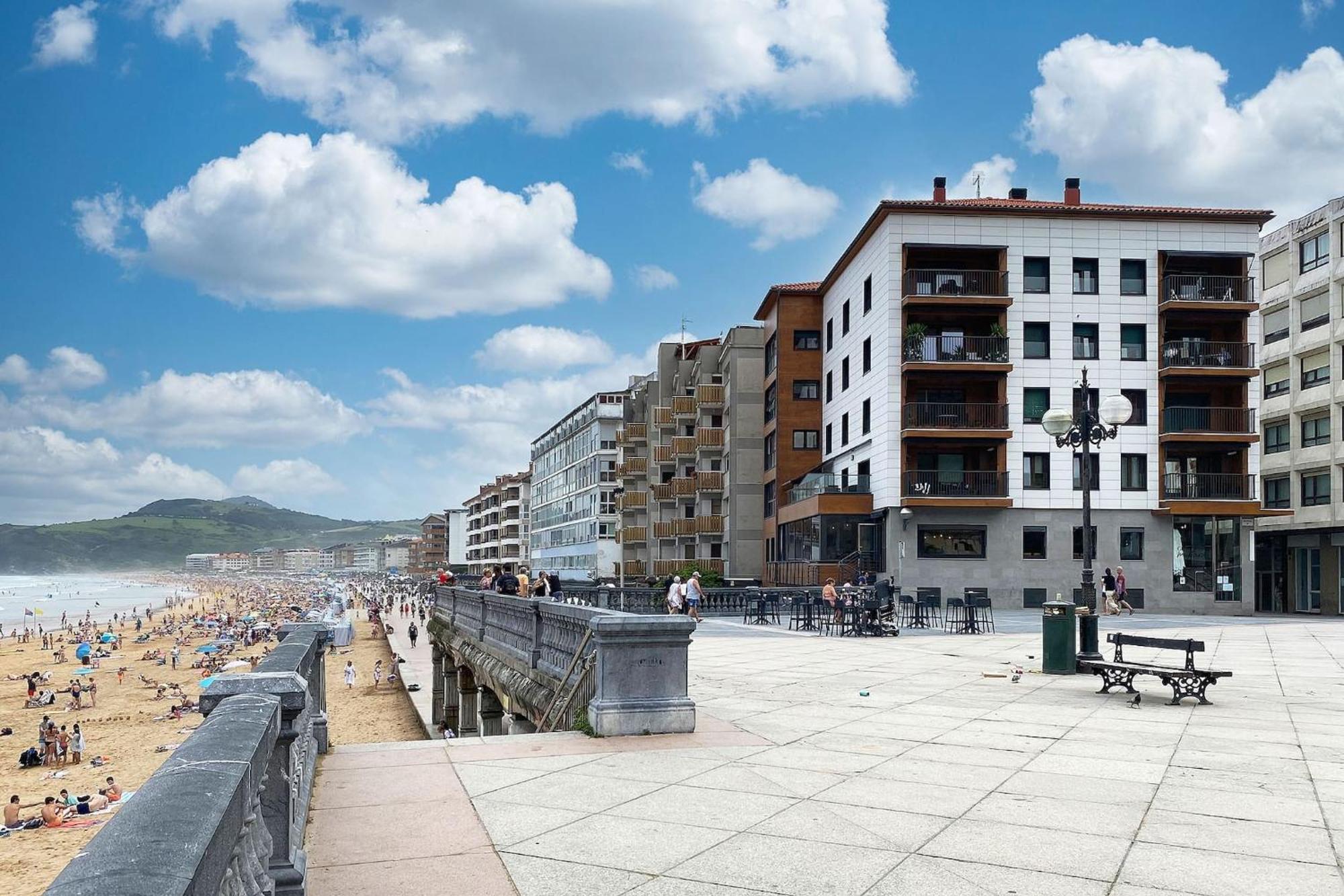 Earra - Narros Beach - Vistas Al Mar, 1 Min Centro Zarautz Bagian luar foto